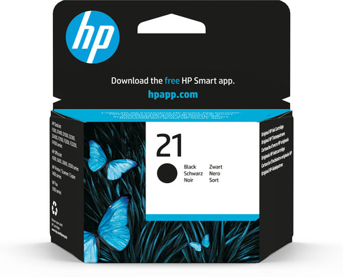 HP 21 Black Original Ink Cartridge HP 21 Black Original Ink Cartridge